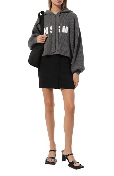 Худи из шерсти и кашемира MSGM, арт. 3541MDM201/237787, фото 2