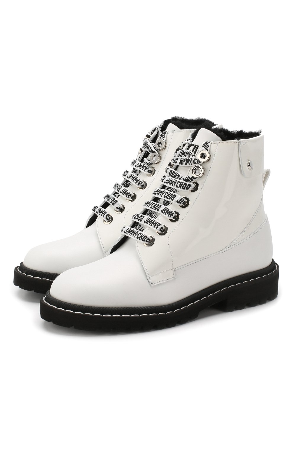 Кожаные ботинки snow JIMMY CHOO, арт. SN0W FLAT/WVJ, фото 1