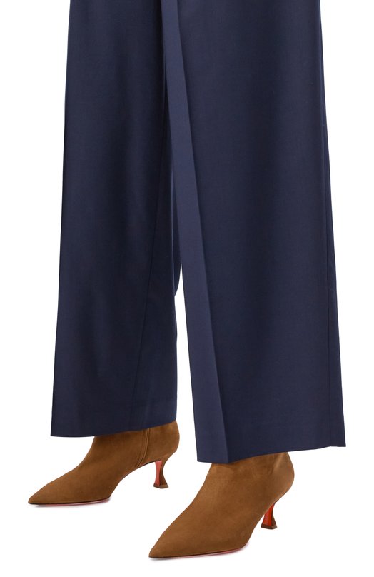 Замшевые ботильоны Santoni WTIG71908HI2NHZW Коричневый  WTIG71908HI2NHZW Фото 2