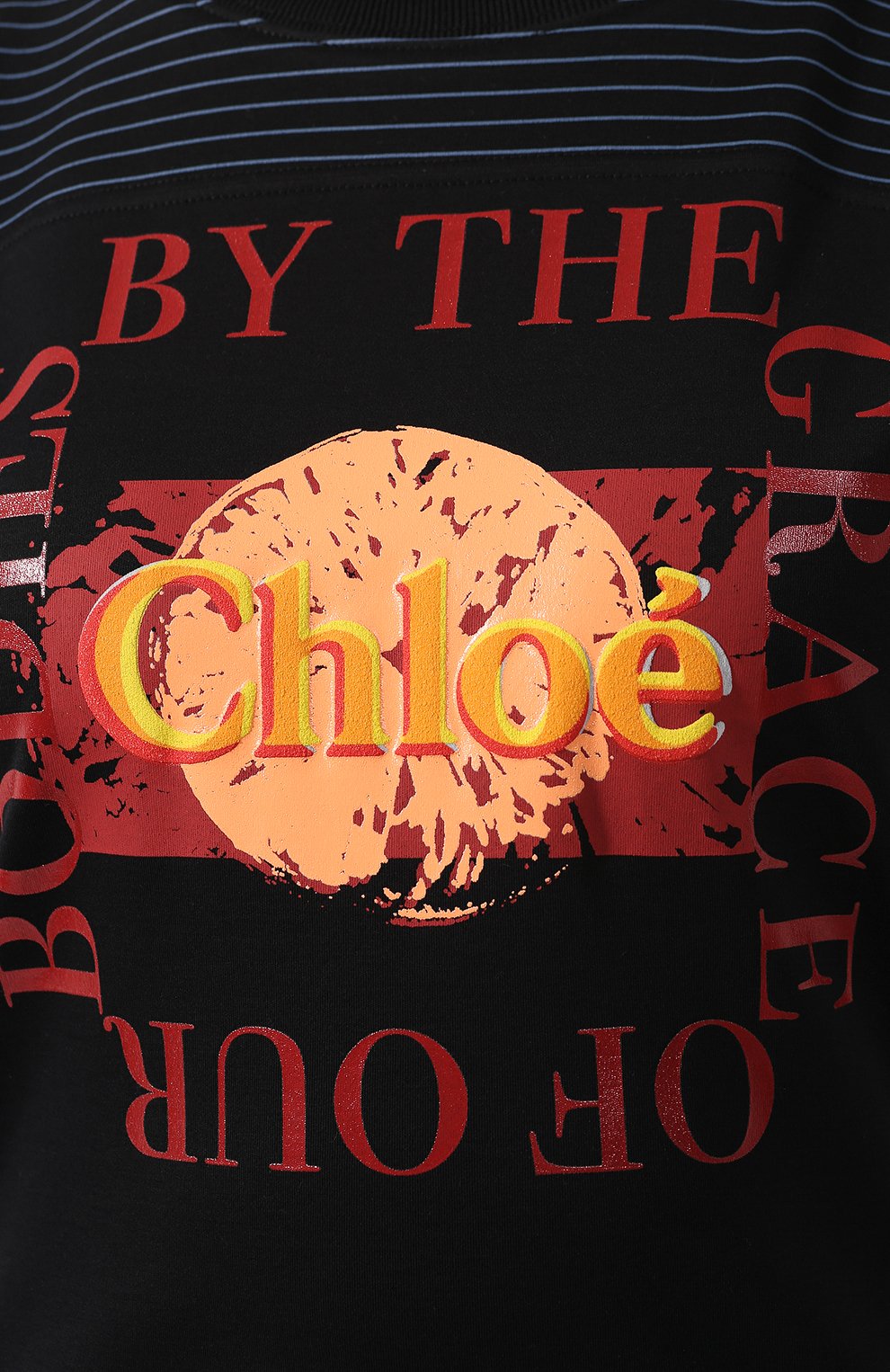 Хлопковая футболка CHLOÉ черного цвета по цене 75750 руб., арт. CHC20UJH08288, фото 5 Хлопковая футболка CHLOÉ, арт. CHC20UJH08288, фото 5