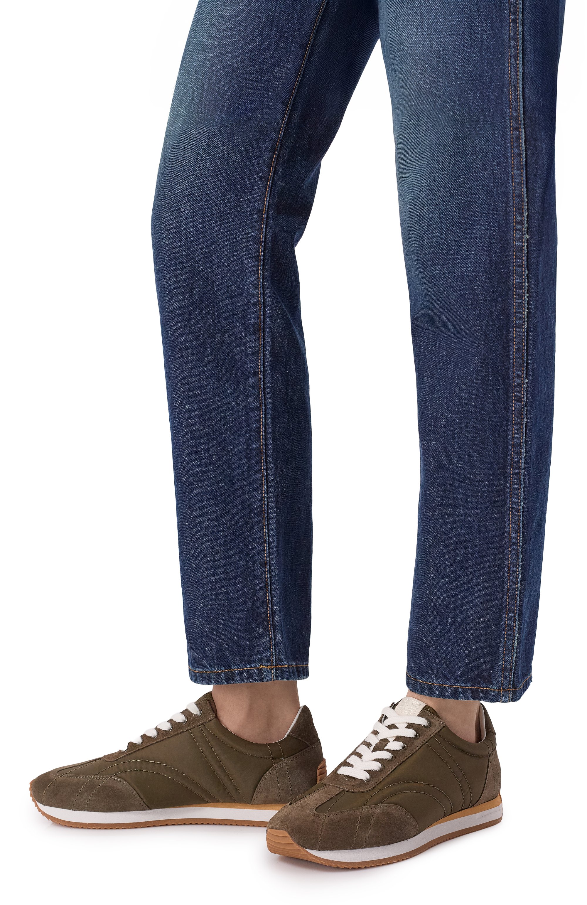 Комбинированные кроссовки TOTEME, арт. 251-WAS1544-FB0137, фото 2