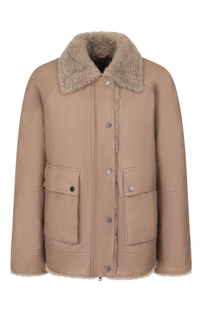 Женская дубленка из овчины BRUNELLO CUCINELLI, арт. MPMBP7911