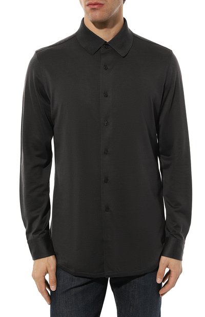 Рубашка из шелка и хлопка BRIONI, арт. UJII0L/P1628, фото 3