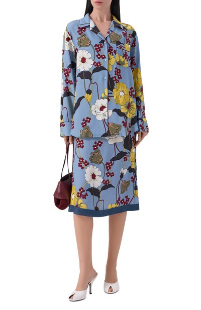 Юбка из вискозы MARNI, арт. G0MA0811Q0/UTVA65, фото 2