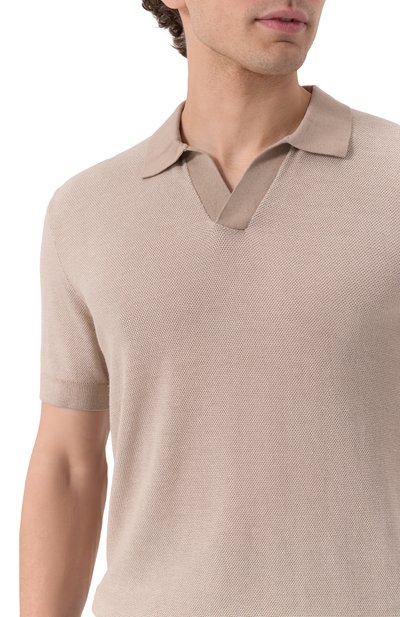 Поло из хлопка и вискозы BOGNER, арт. 88419503, фото 5