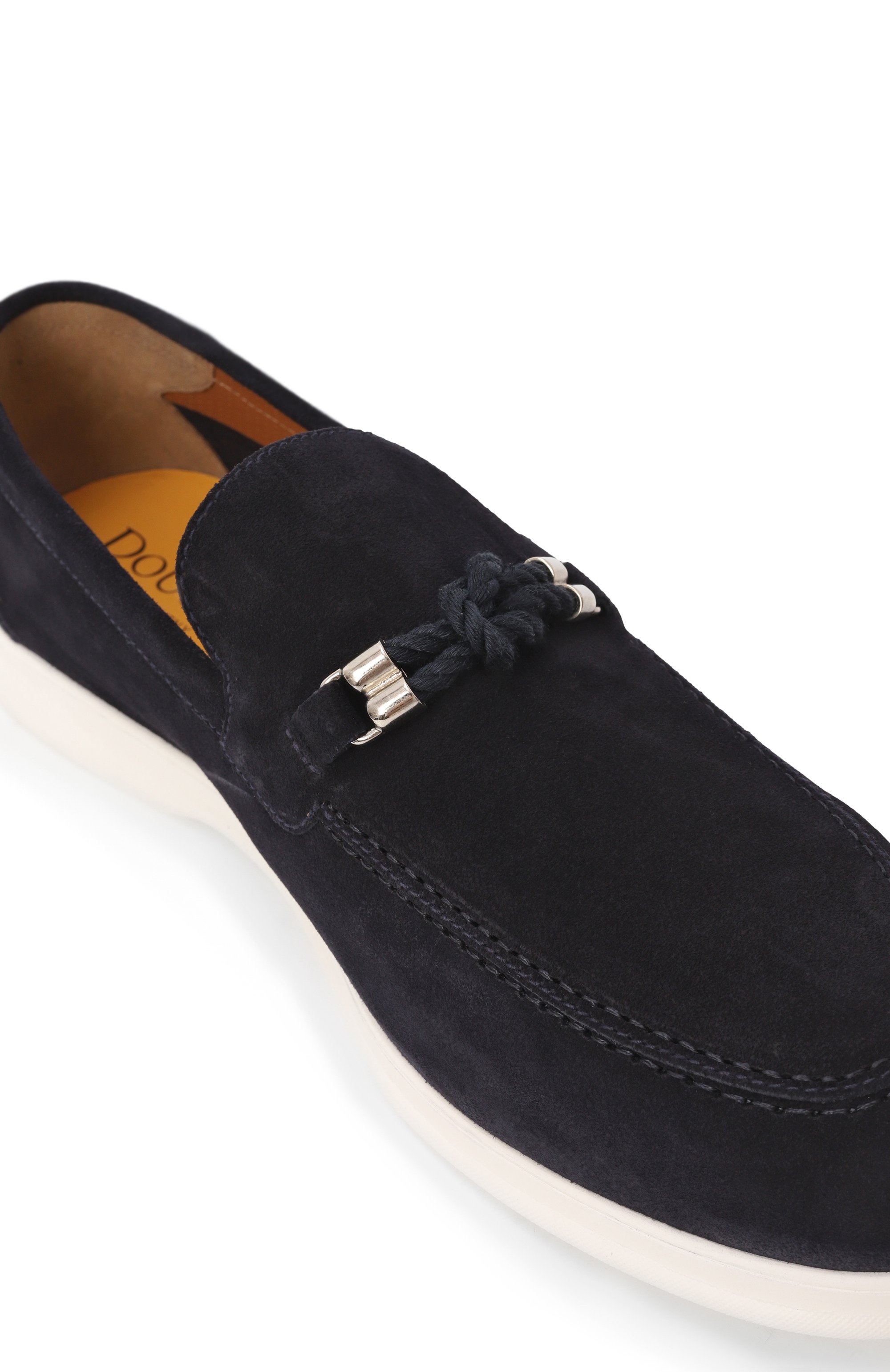 Замшевые лоферы DOUCAL'S темно-синего цвета по цене 51950 руб., арт. DU3276ARTHUY009I, фото 7 Замшевые лоферы DOUCAL'S, арт. DU3276ARTHUY009I, фото 7