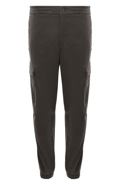 Хлопковые джоггеры BOSS ORANGE темно-серого цвета по цене 12400 руб., арт. 50484948, фото 1 Хлопковые джоггеры BOSS ORANGE, арт. 50484948, фото 1