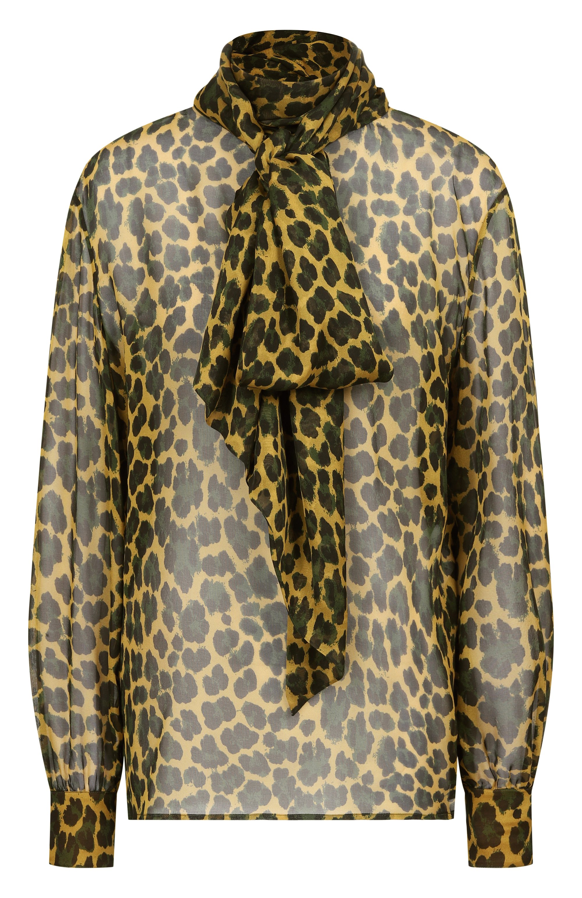 Шелковая блузка SAINT LAURENT, арт. 851373/Y5J72, фото 1