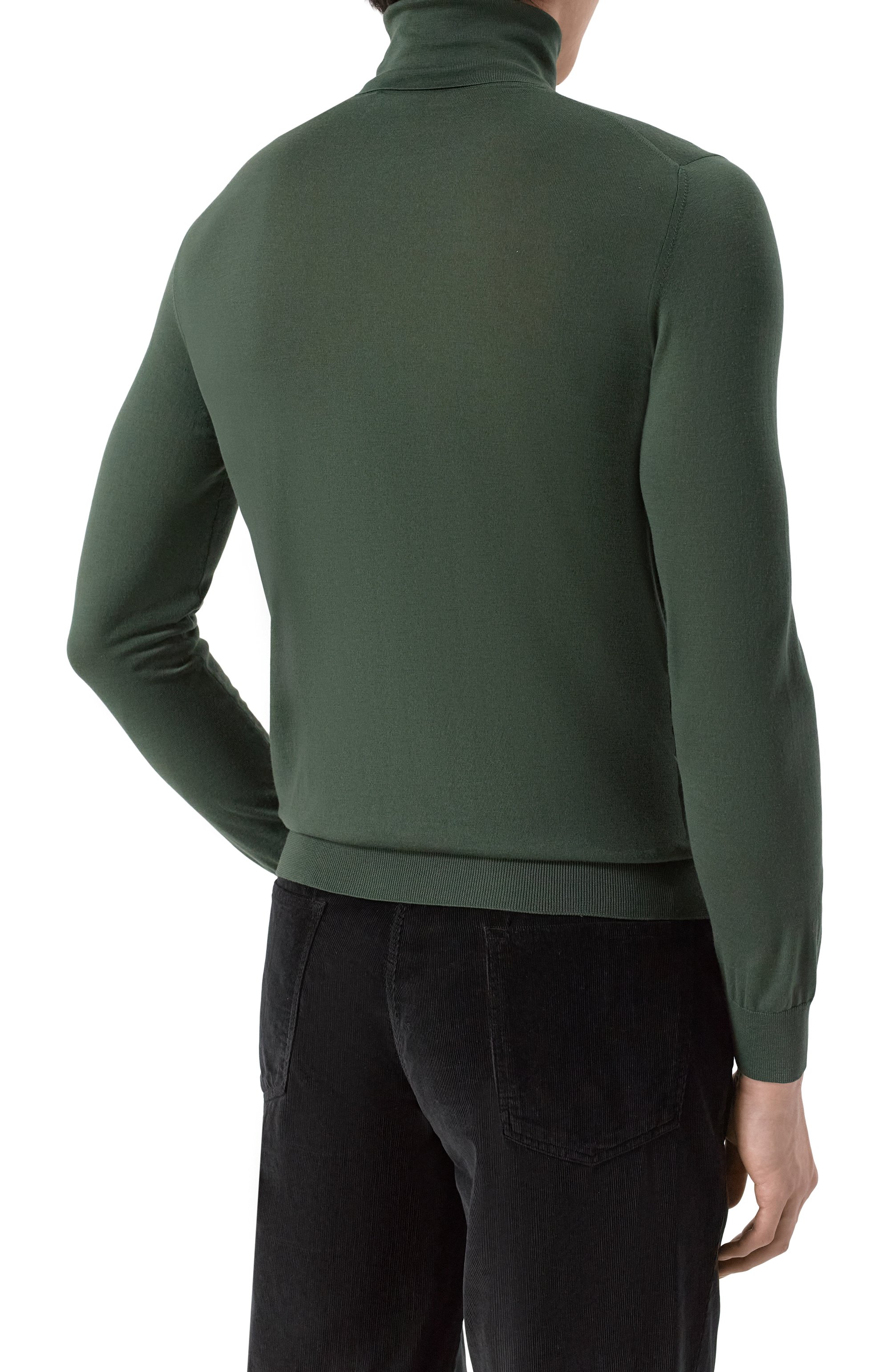 Шерстяная водолазка MVST зеленого цвета по цене 139500 руб., арт. M0-M25.1MM.K406/44-60, фото 4 Шерстяная водолазка MVST, арт. M0-M25.1MM.K406/44-60, фото 4