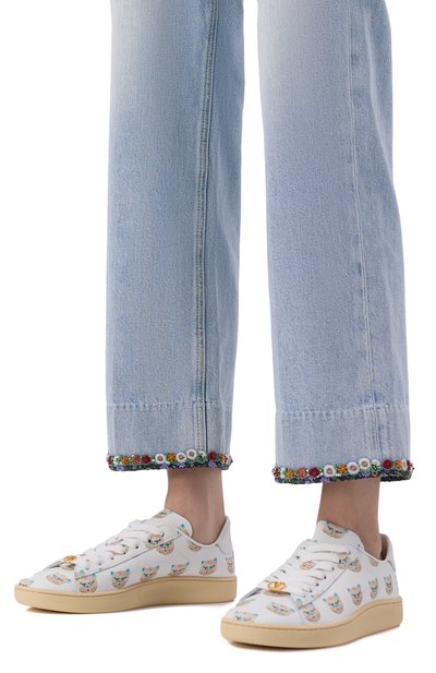 Женские кожаные кеды royco VALENTINO, арт. 8W2S0LX9/EAM