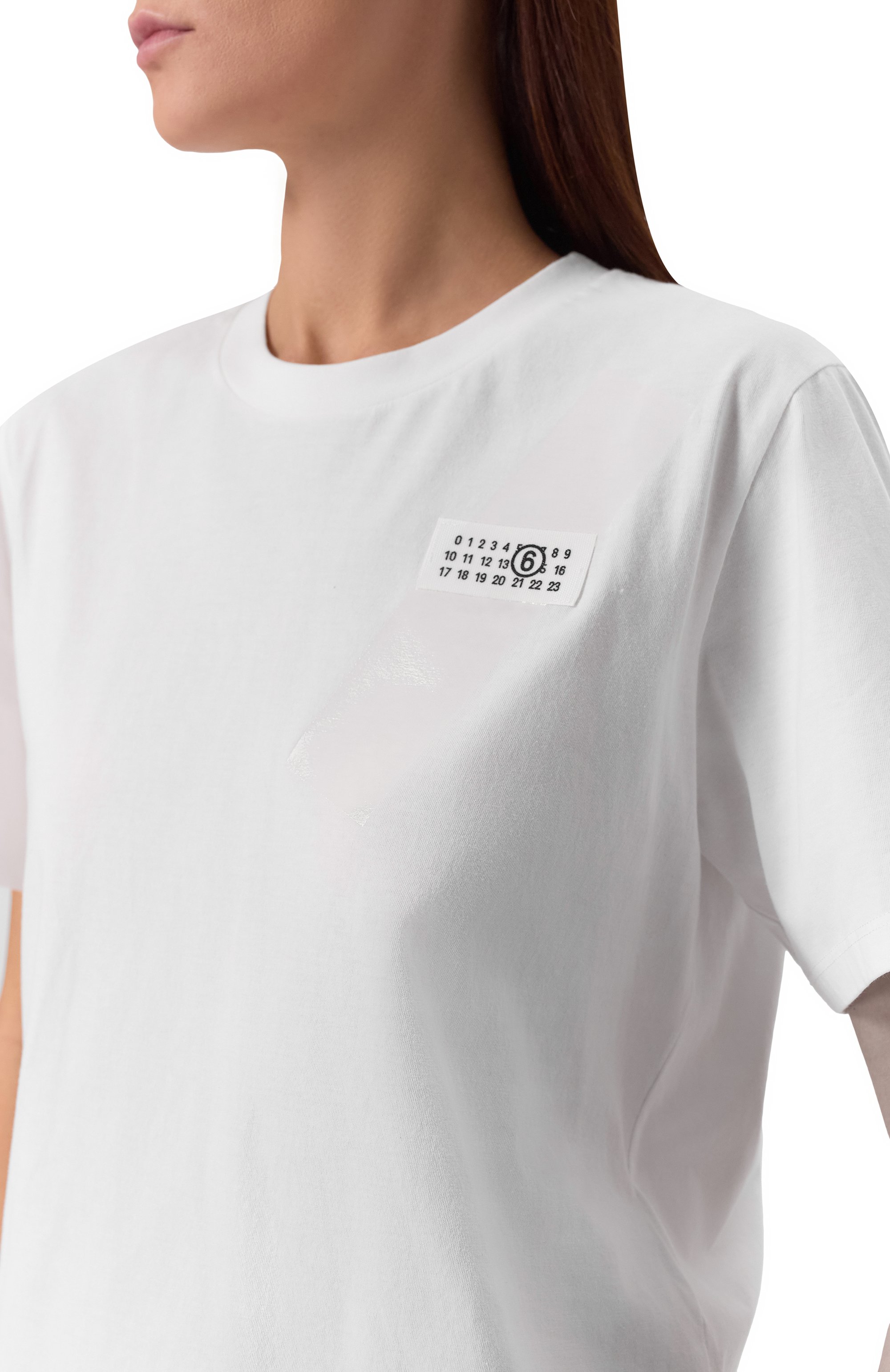 Хлопковая футболка MM6, арт. S52GC0336/M20048, фото 5