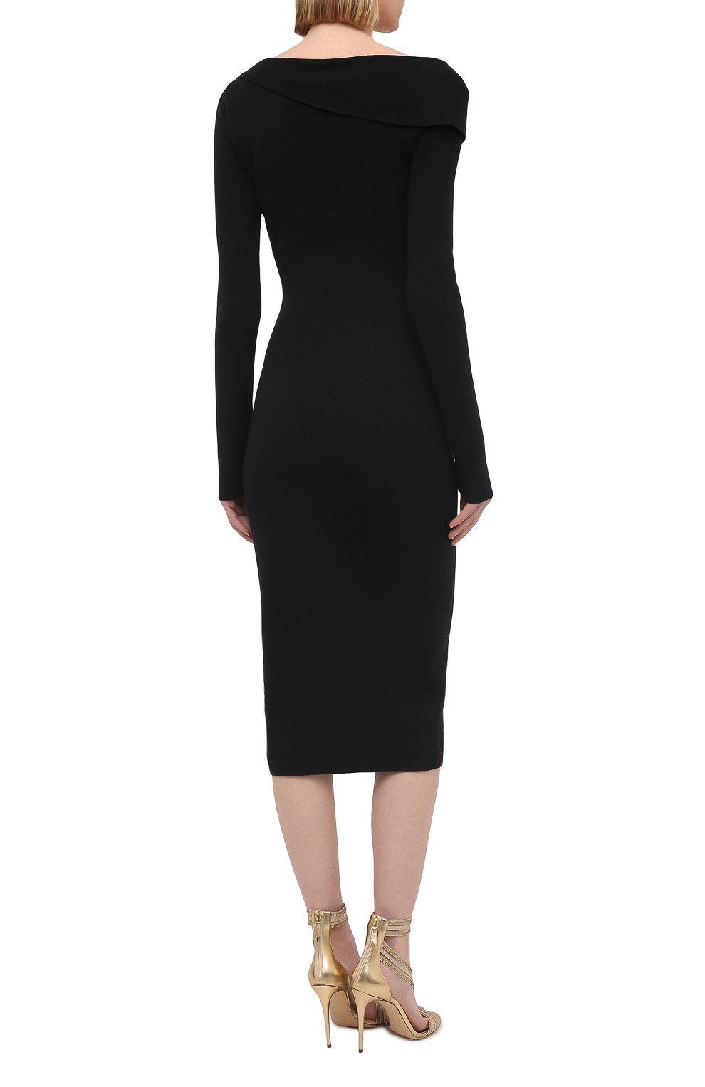 Шерстяное платье ALEXANDER MCQUEEN, арт. 650269/Q1AR9, фото 4