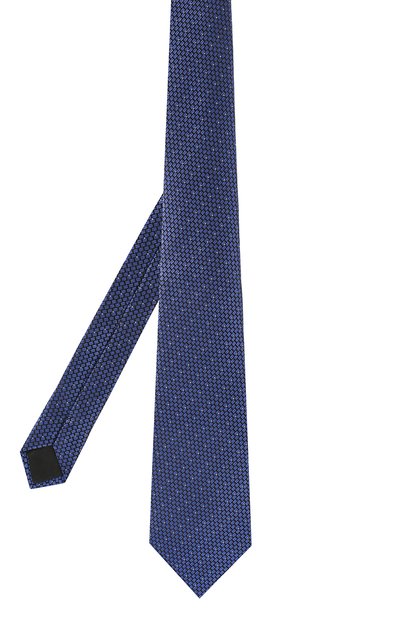 Шелковый галстук LANVIN синего цвета по цене 11350 руб., арт. 2581/TIE, фото 2 Шелковый галстук LANVIN, арт. 2581/TIE, фото 2