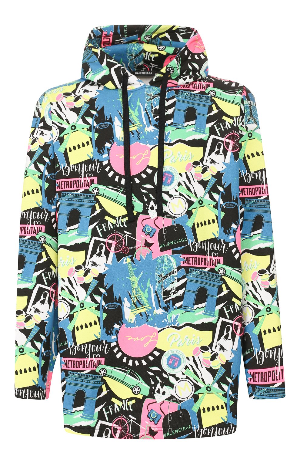 Хлопковое худи BALENCIAGA, арт. 594576/THV65, фото 1