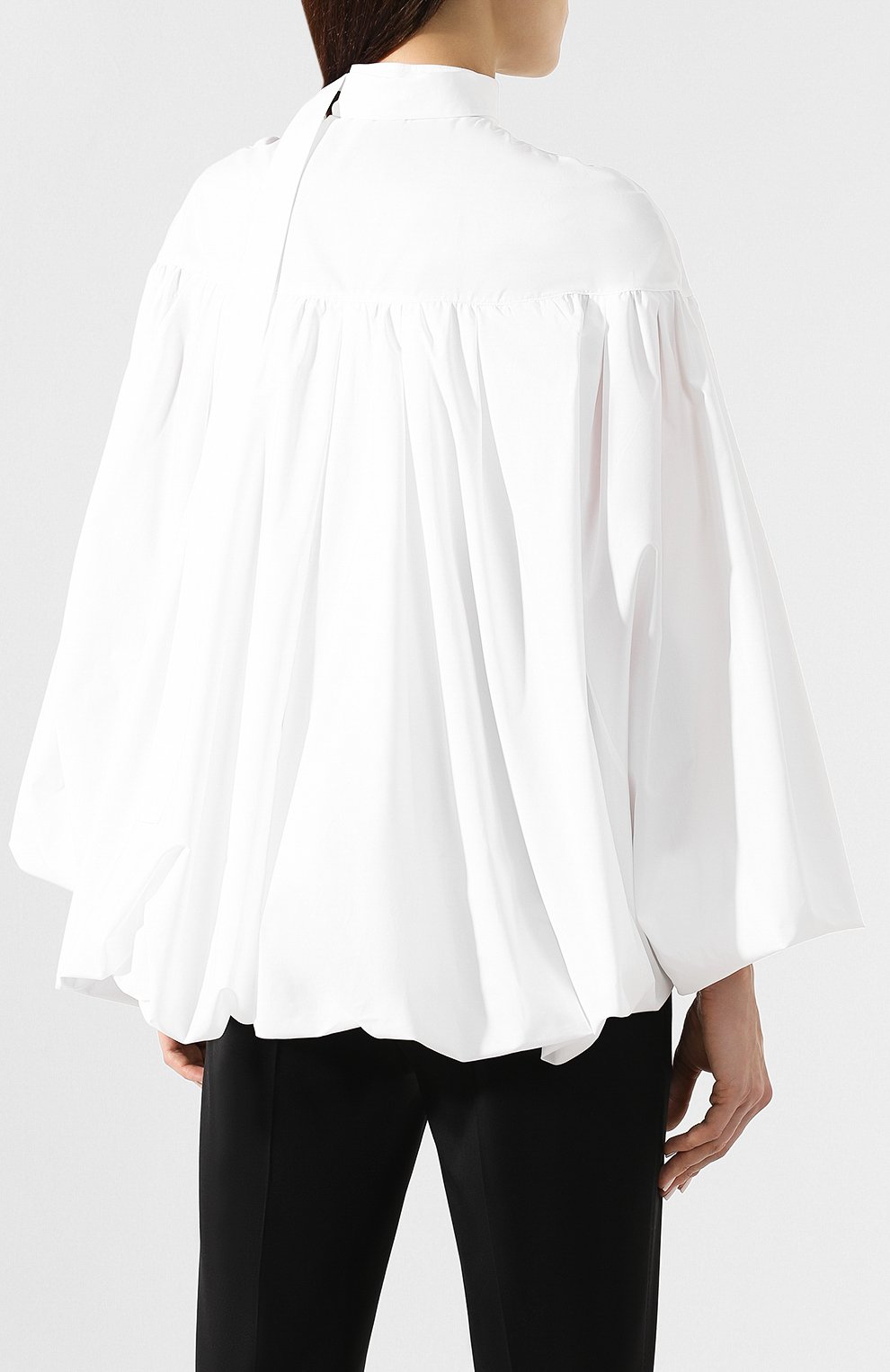 Хлопковая блузка VALENTINO, арт. RB0AE3V04HP, фото 4