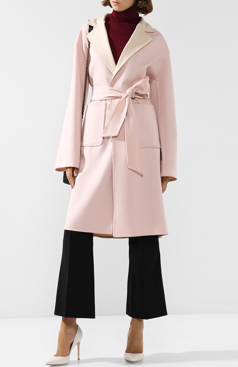 Двубортное пальто из смеси кашемира и шелка KITON, арт. D45602DK09P2302001, фото 2