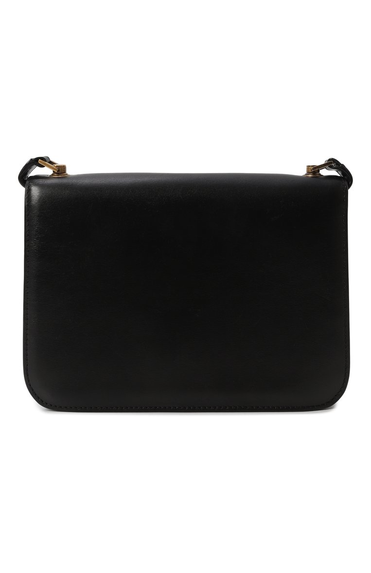 Женская сумка le carré SAINT LAURENT черного цвета, арт. 6332141YF0W 1000 | Фото 6 (Размер: small; Драгоценные камни: Проставлено; Материал: Натуральная кожа; Материал сплава: Проставлено)