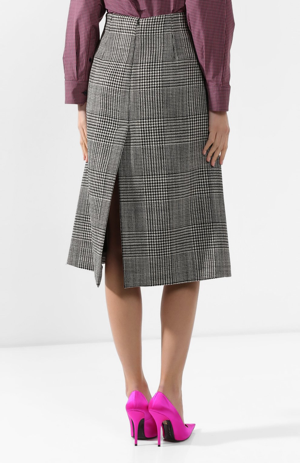 Шерстяная юбка BALENCIAGA, арт. 596427/TGU01, фото 4