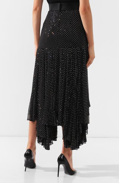 Шелковая юбка с декоративной отделкой DOLCE & GABBANA, арт. F4BHBZ/GD02U, фото 4