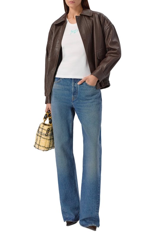 Хлопковая майка Balmain GF1EB075/BD40 Белый  GF1EB075/BD40 Фото 2