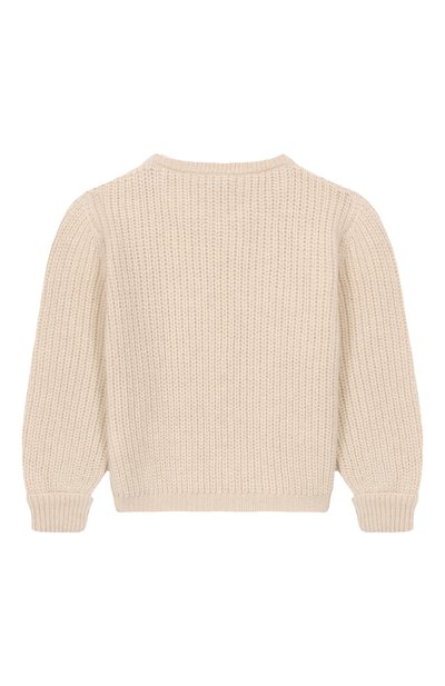 Комплект из свитера и джоггеров BABY T светло-бежевого цвета по цене 25600 руб., арт. 25AIC810C/1-12M, фото 3 Комплект из свитера и джоггеров BABY T, арт. 25AIC810C/1-12M, фото 3