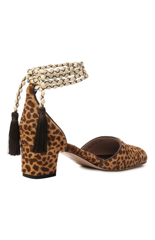 Кожаные туфли D'orsay Bondie 45 Valentino 8W2S0NI5/XJJ Леопардовый  8W2S0NI5/XJJ Фото 5