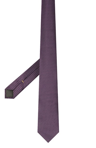 Шелковый галстук CANALI фиолетового цвета по цене 18300 руб., арт. 18/HJ03501, фото 3 Шелковый галстук CANALI, арт. 18/HJ03501, фото 3