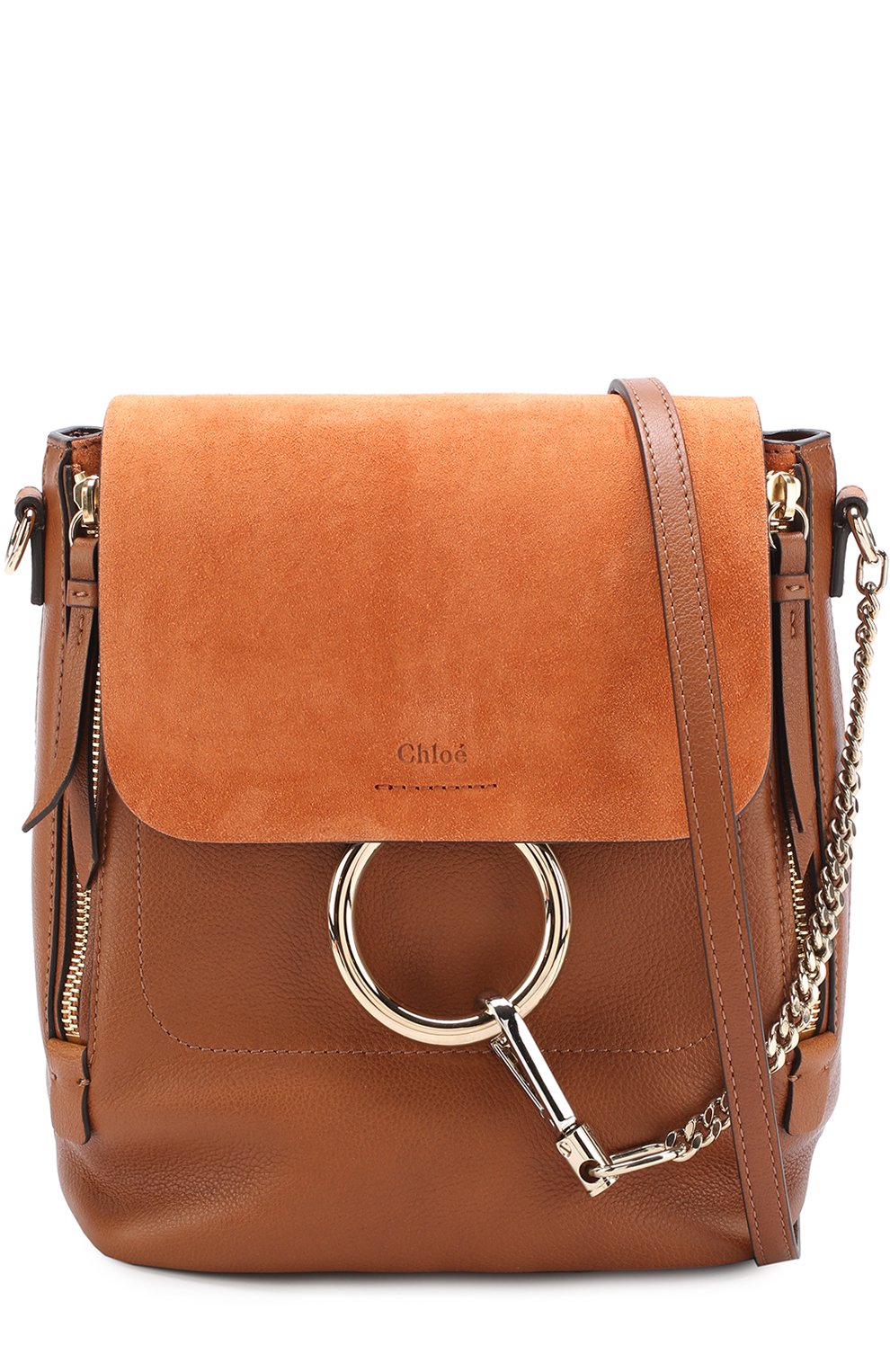 Рюкзак faye CHLOÉ светло-коричневого цвета по цене 199500 руб., арт. CHC17AS233HEU25M, фото 5 Рюкзак faye CHLOÉ, арт. CHC17AS233HEU25M, фото 5