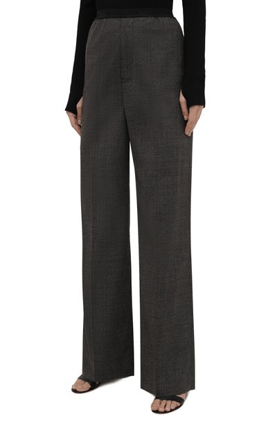 Шерстяные брюки BALENCIAGA темно-серого цвета по цене 82700 руб., арт. 675482/TLT10, фото 3 Шерстяные брюки BALENCIAGA, арт. 675482/TLT10, фото 3