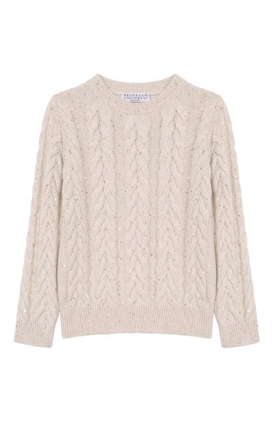 Хлопковый пуловер BRUNELLO CUCINELLI, арт. BDVM72200A