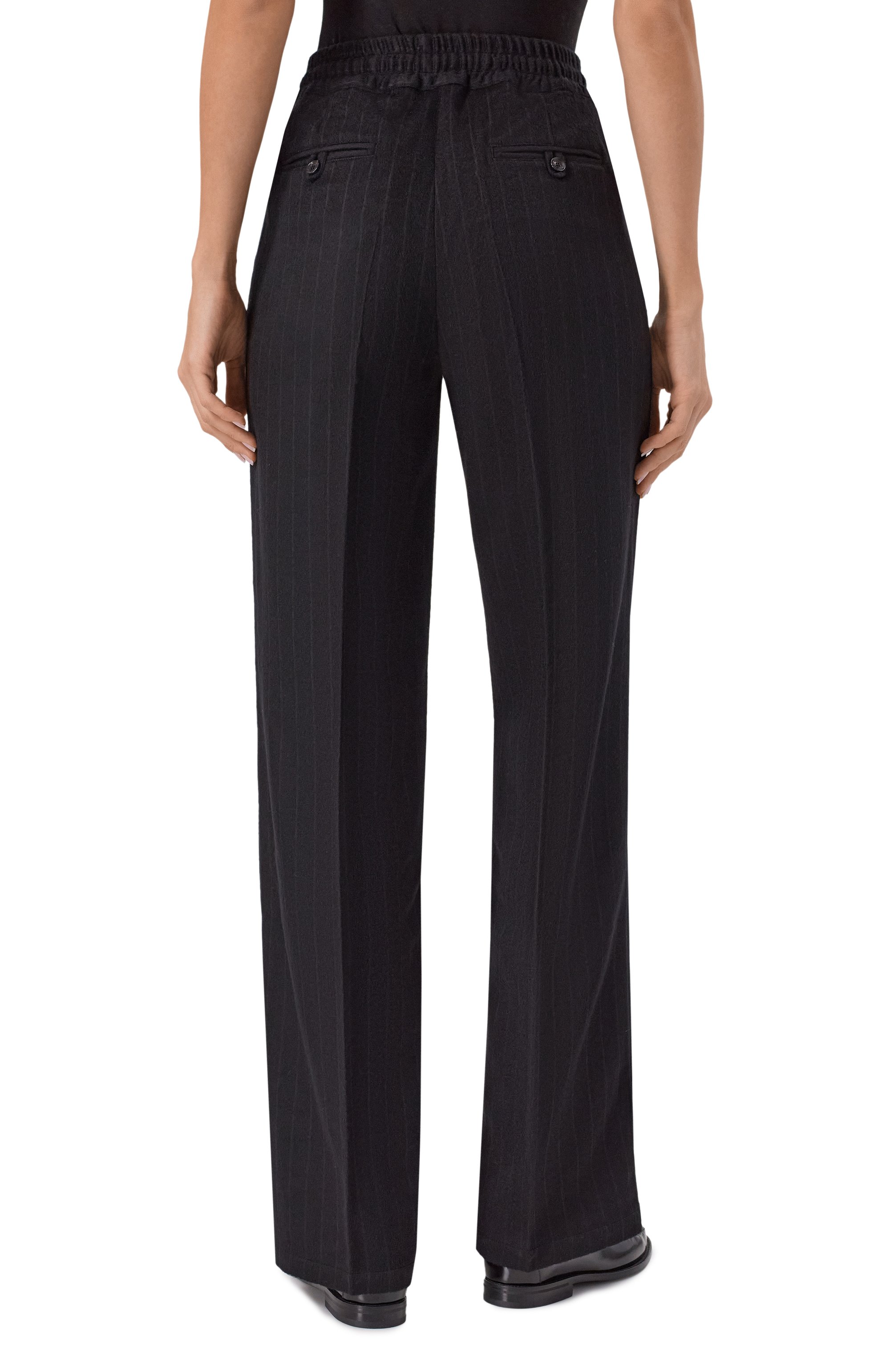 Брюки из кашемира и шелка KITON, арт. D48122K0576G01, фото 4