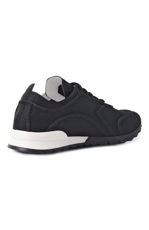 Текстильные кроссовки Kiton USSA325N0106303 Чёрный  USSA325N0106303 Фото 5