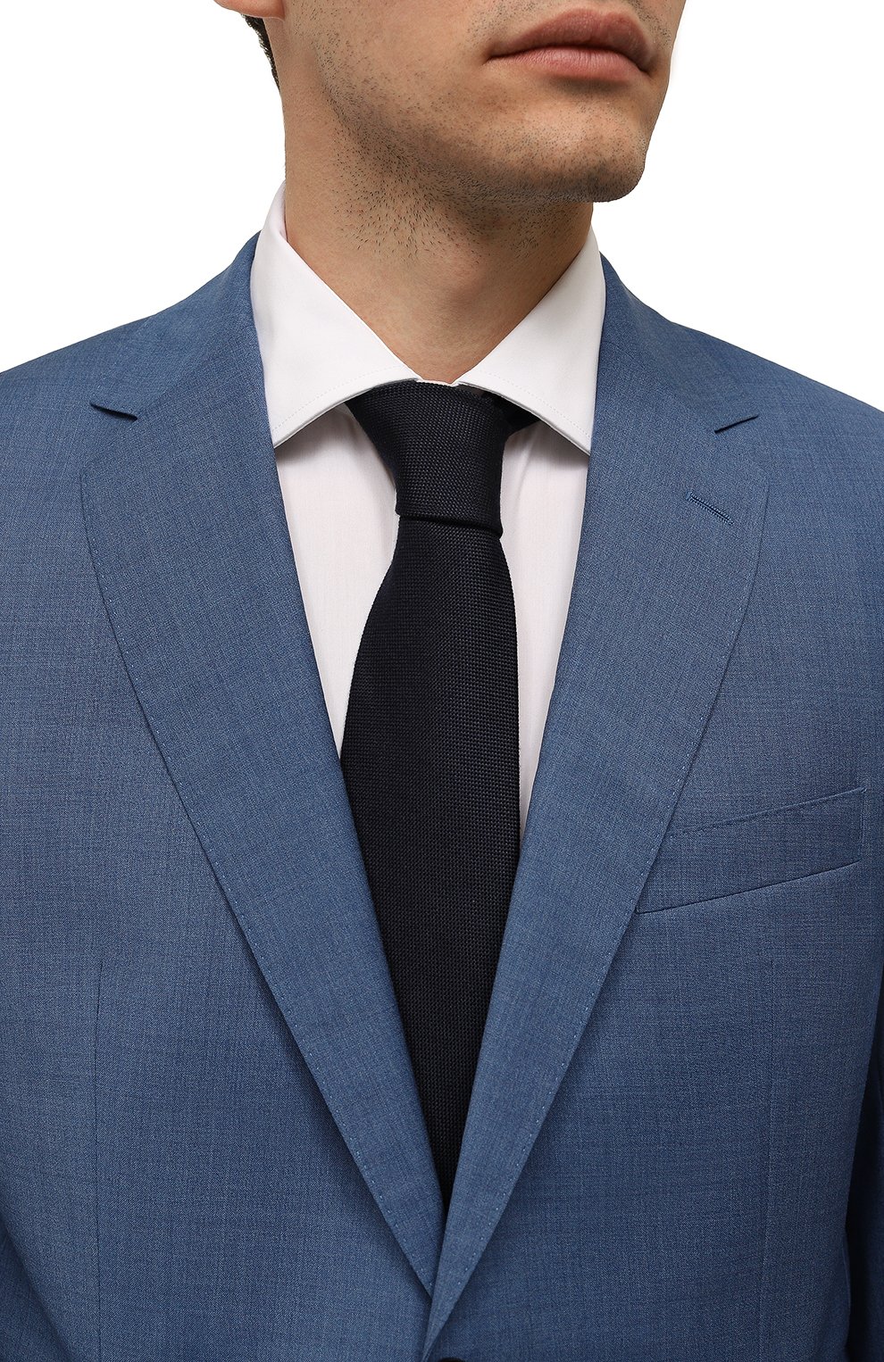 Галстук из шелка и кашемира STEFANO RICCI, арт. CCX/18128, фото 2