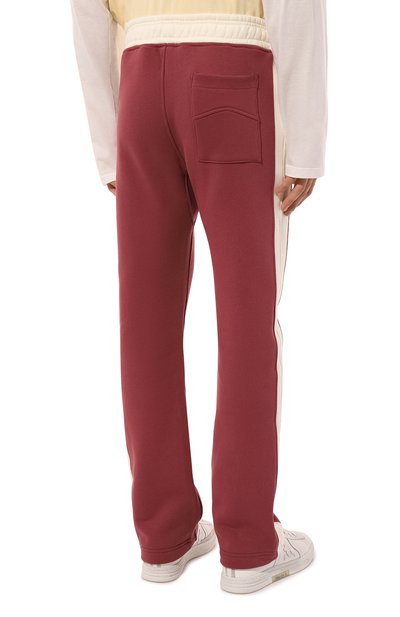 Хлопковые брюки RHUDE красного цвета по цене 76100 руб., арт. RHPF24SP01320, фото 4 Хлопковые брюки RHUDE, арт. RHPF24SP01320, фото 4