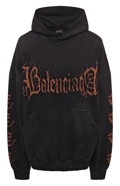 Женский хлопковое худи BALENCIAGA, арт. 739024TOVD8 1055