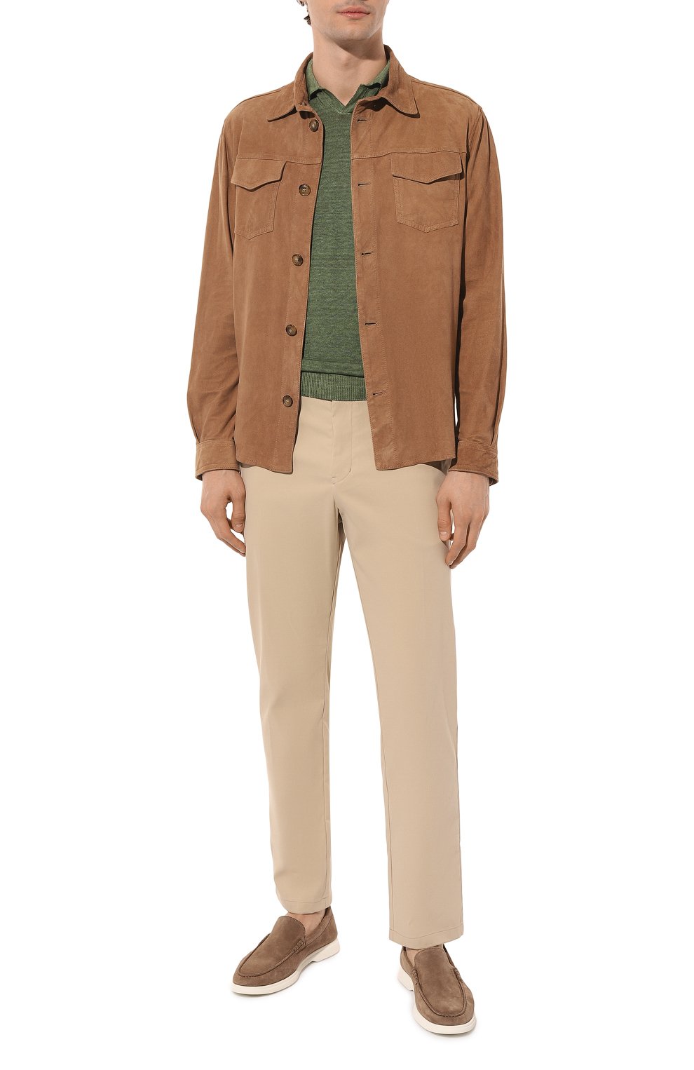 Льняное поло 120% LINO, арт. 31ALIM39BL/G266/S00, фото 2