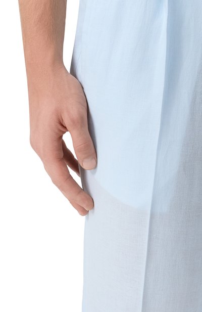 Льняные брюки KITON, арт. UPN01H0928602, фото 5