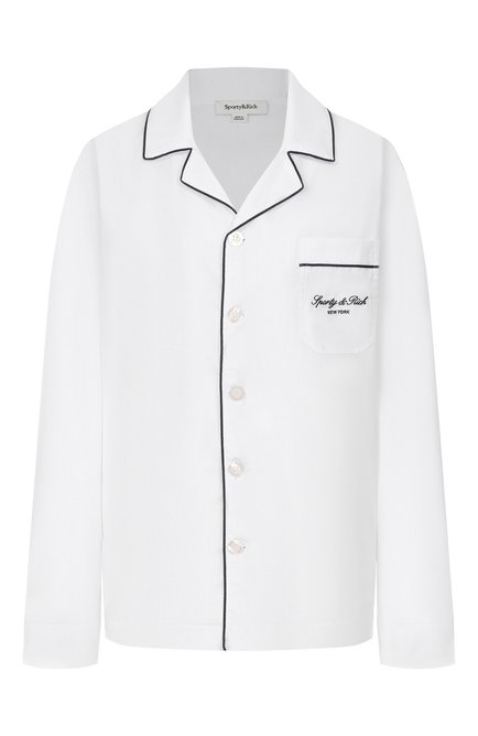 Женская хлопковая рубашка SPORTY AND RICH, арт. SI021711329WH01
