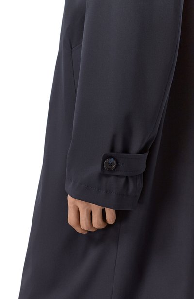 Шерстяной плащ DOLCE & GABBANA темно-синего цвета по цене 273500 руб., арт. G036CT/FUZFG, фото 5 Шерстяной плащ DOLCE & GABBANA, арт. G036CT/FUZFG, фото 5