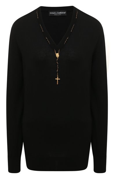 Женский шерстяной пуловер DOLCE & GABBANA, арт. FX086Z/JAVJY/0UTLET AW22-23