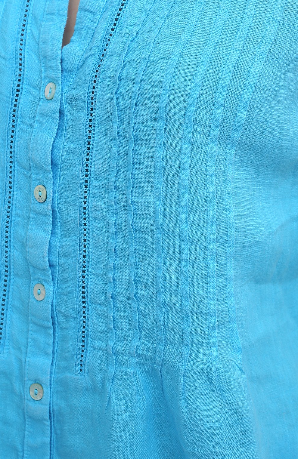 Льняная блузка 120% LINO, арт. T0W19G1/B317/000, фото 5