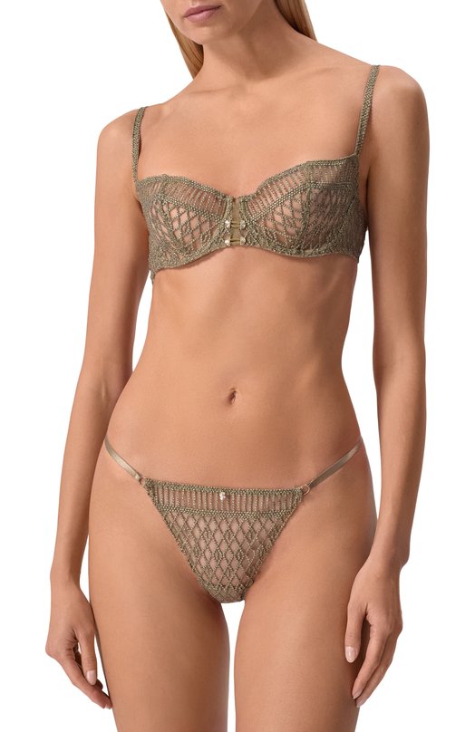 Трусы-стринги Aubade 4D26 Зелёный  4D26 Фото 2