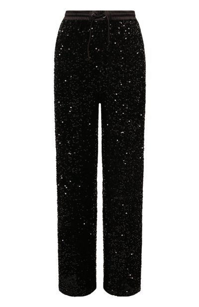 Женские брюки с отделкой пайетками EMPORIO ARMANI, арт. 6D2P6C/2JRUZ