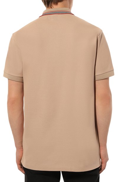 Хлопковое поло BURBERRY, арт. 8056223, фото 4