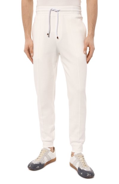 Хлопковые джоггеры BRUNELLO CUCINELLI, арт. M0T353263G, фото 3