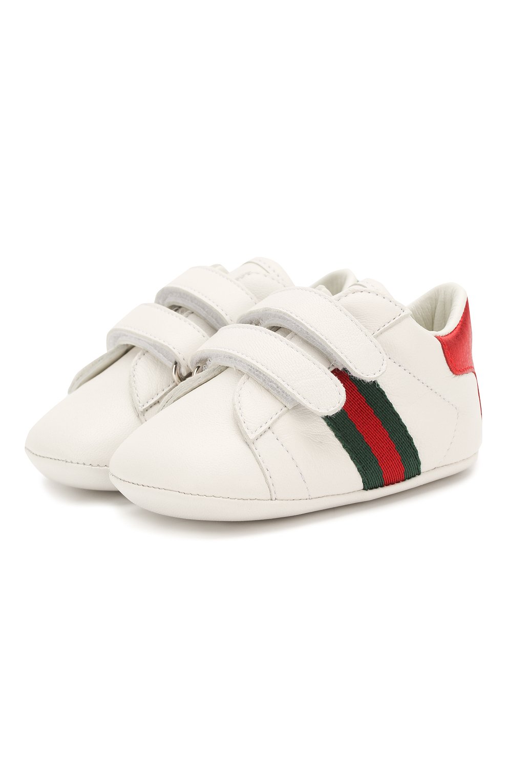 Кожаные пинетки GUCCI, арт. 500852/BKPT0/16, фото 1