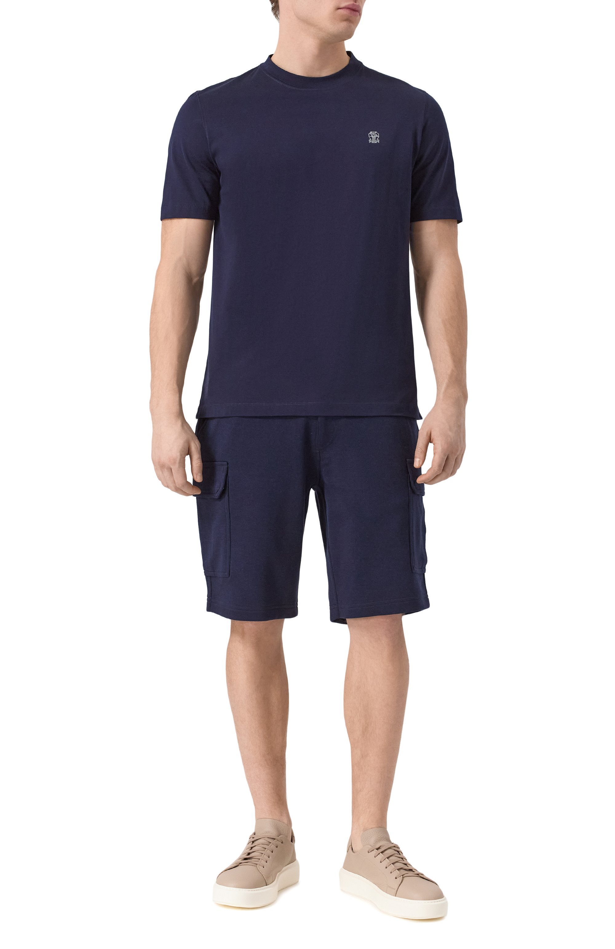 Хлопковая футболка BRUNELLO CUCINELLI, арт. M0B137444G, фото 2