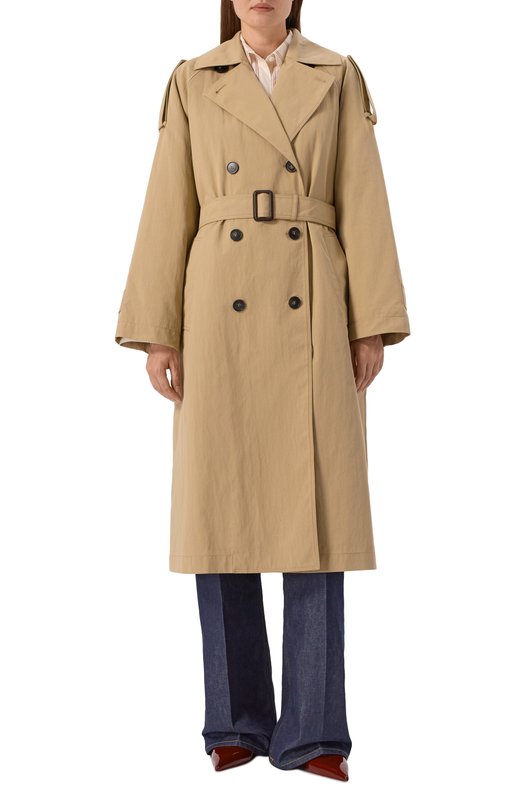 Тренч Weekend Max Mara GHIA Бежевый  GHIA Фото 3