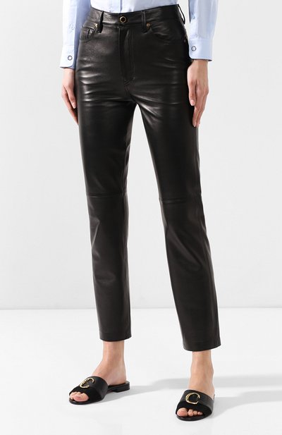 Кожаные брюки KHAITE, арт. 3026705/L705, фото 3