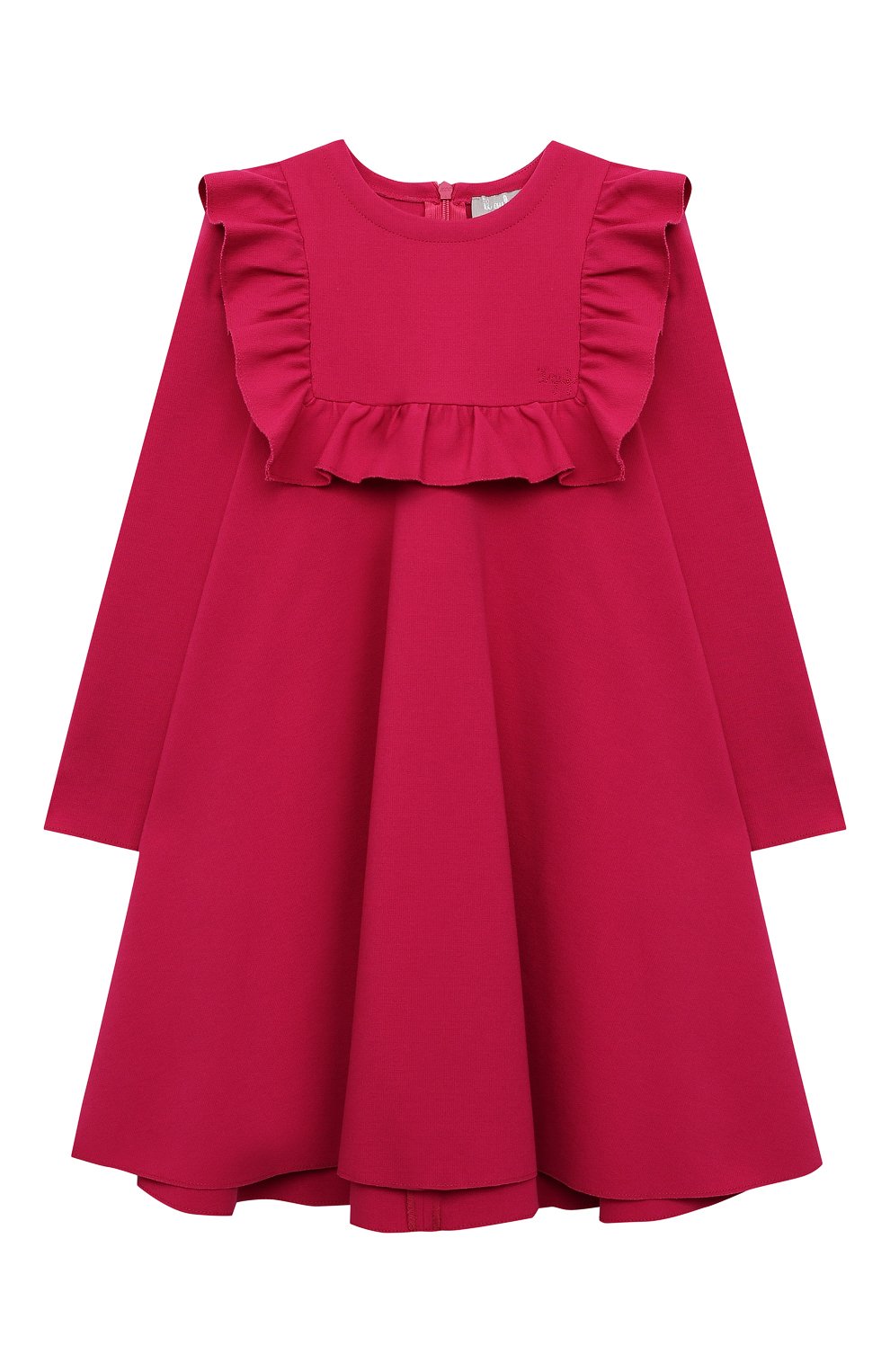 Платье из вискозы IL GUFO фуксия цвета по цене 16150 руб., арт. A21VL454M0041/5A-8A, фото 1 Платье из вискозы IL GUFO, арт. A21VL454M0041/5A-8A, фото 1